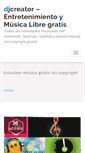 Mobile Screenshot of djcreator.net